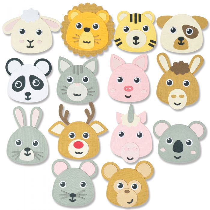 Sizzix Thinlits Die Set 20PK - Build an Animal by Pete Hughes