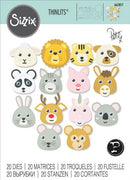 Sizzix Thinlits Die Set 20PK - Build an Animal by Pete Hughes