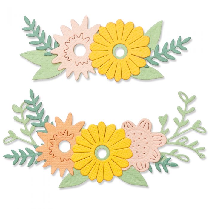 Sizzix Thinlits Die Set 7PK - Floral Contours by Olivia Rose