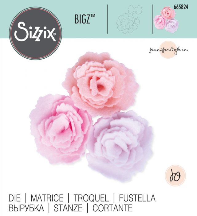 Sizzix Bigz Die - Cabbage Rose by Jennifer Ogborn