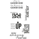 Sizzix Clear Stamps Set 6PK - Positive Signs by Olivia Rose
