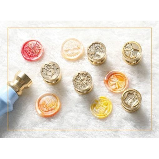 Mini Wax Seal Simple Monogram (1.2cm) (Choose for N - Z)