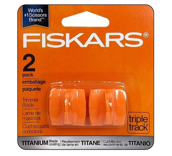 Fiskars® Paper Trimmer Blade Refill Style I Triple Track Titanium 2pc
