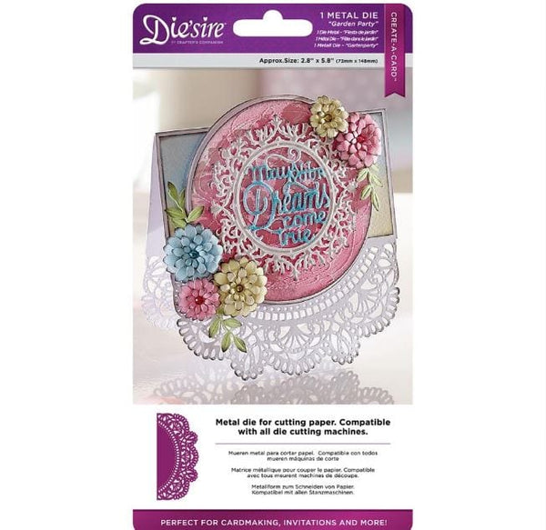 Crafter's Companion Garden Party Die'sire Create-A-Card Cut and Emboss Dies