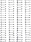 We R Memory Keepers Cinch Wires 1" 4/Pkg Silver