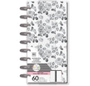 Black & White Happy Planner Half Sheet Fill Paper 60/Pkg