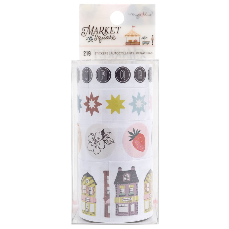 American Crafts Market Square Sticker Rolls Maggie Holmes