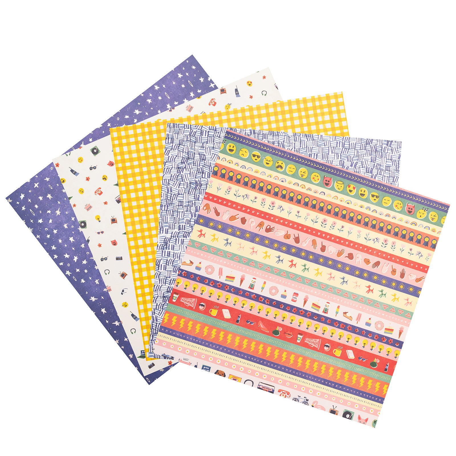 DCWV Itty Bitty Paper Pad with Iridescent Foil 12