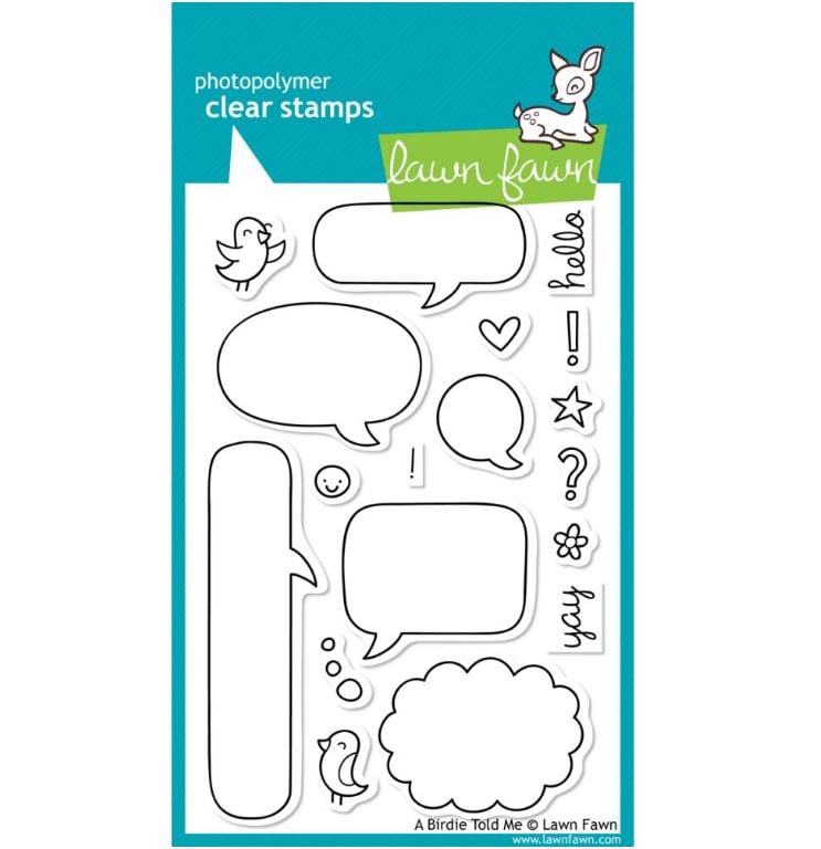 Lawn Fawn A Birdie Told Me Clear Stamps 4