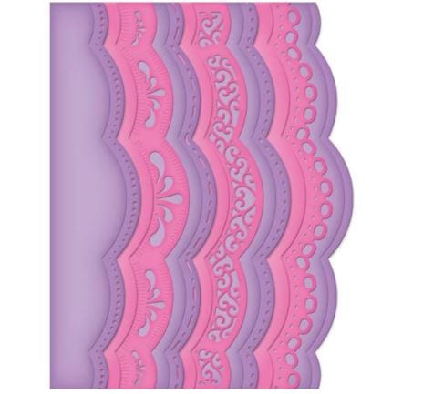 Spellbinders A2 Scalloped Borders 1 Borderabilities Card Creator Dies