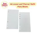 A6 Loose Leaf Planner Refill and Pockets for Ring Binder