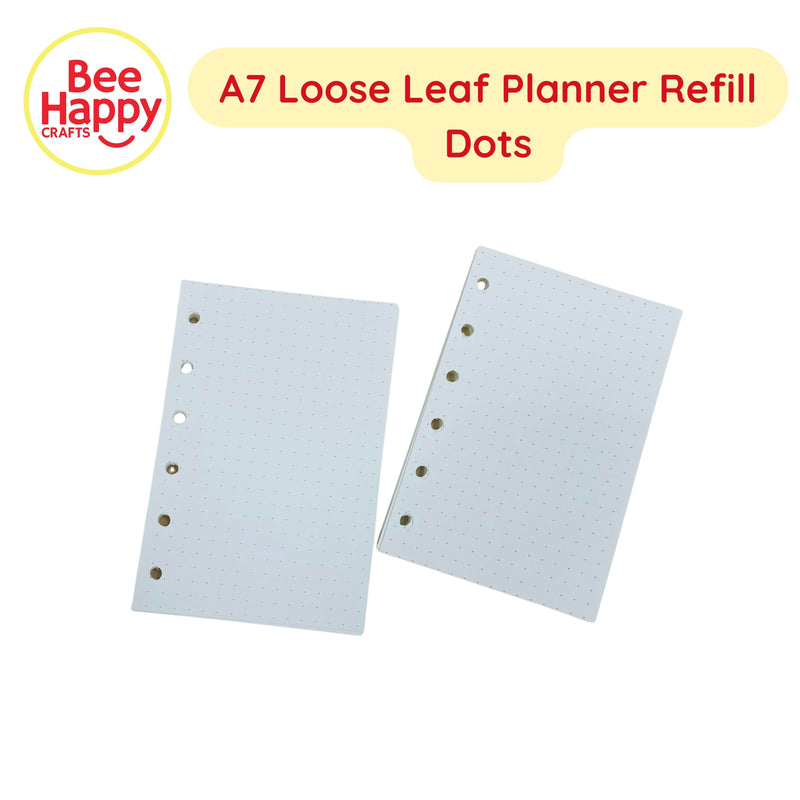 A7 Loose Leaf Planner Refill