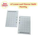 A7 Loose Leaf Planner Refill