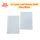 A7 Loose Leaf Planner Refill
