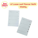 A7 Loose Leaf Planner Refill