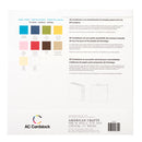 American Crafts Smooth Cardstocks Variety Pack Jewel Tones 12" x 12", 60 Sheets 216gsm