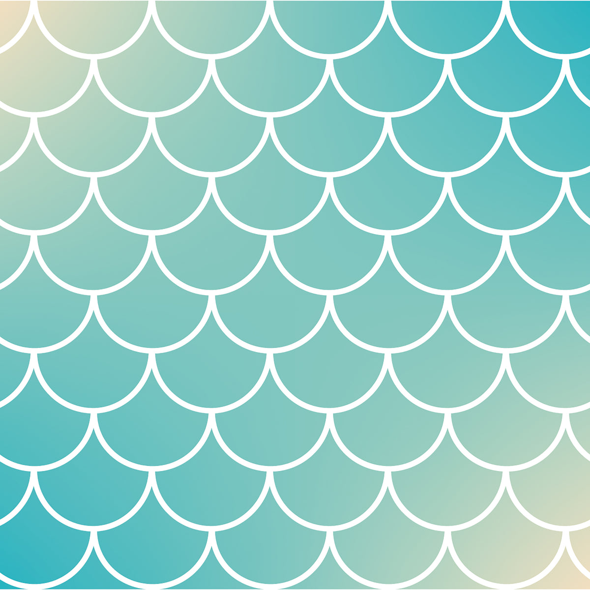 Bee Happy Mermaid Scales Sublimation Ink Transfer Sheets 12