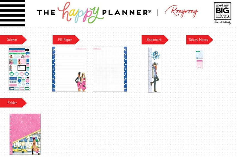 Me and My Big Ideas Hustle Girl Accessory Pack Happy Planner Rongrong