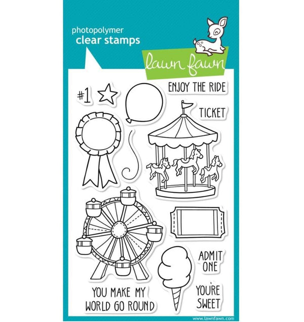 Lawn Fawn Admit 1 Clear Stamps 4"X6"