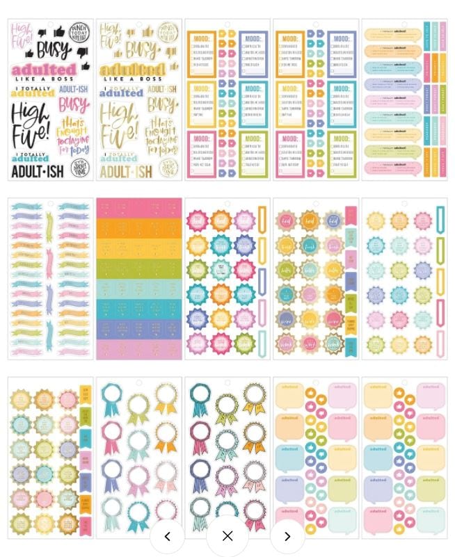 Me and My Big Ideas Adulting Value Pack Stickers Happy Planner 740 Stickers