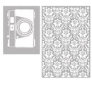 Project Life Camera/ Background Adventure Edition Embossing Folder 4" x 6" and 3" x 4"