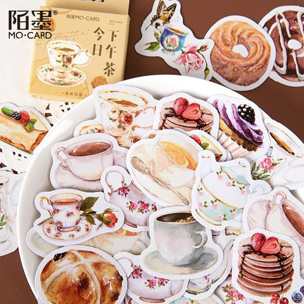 MoCard Afternoon Tea Party Sticker Flakes in a Box