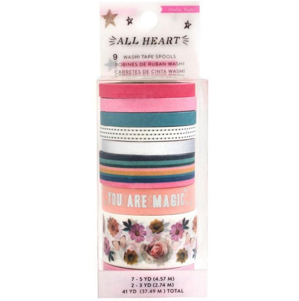 Crate Paper All Heart Washi Tape Set