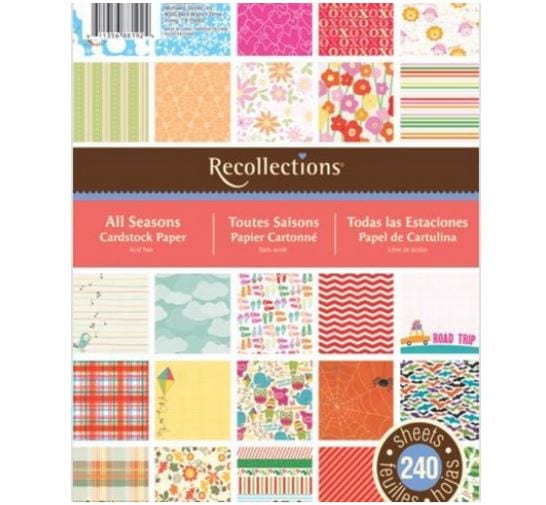 Recollections All Seasons Paper Pad 8.5" x 11" (60 sheets and 240 sheets available)