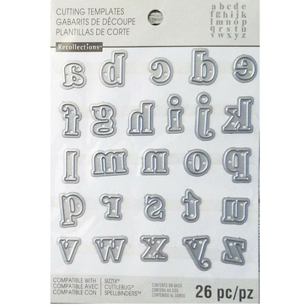 Recollections Lowercase Alphabet Cutting Dies