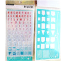 Recollections Alphabet Stamps and Stencil