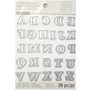 Recollections Uppercase Alphabet Cutting Dies