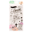 American Crafts Draw Near Creative Devotion Clear Stamp Set 17/Pk