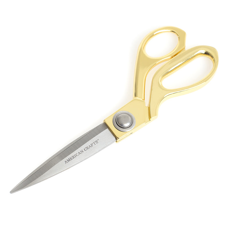 We R Memory Keepers Gold Metal Craft Scissors 8"