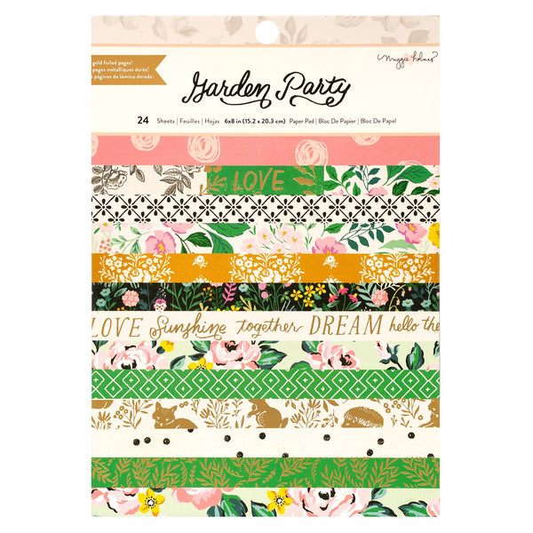 American Crafts Maggie Holmes Garden Party Paper Pad 6" x 8"