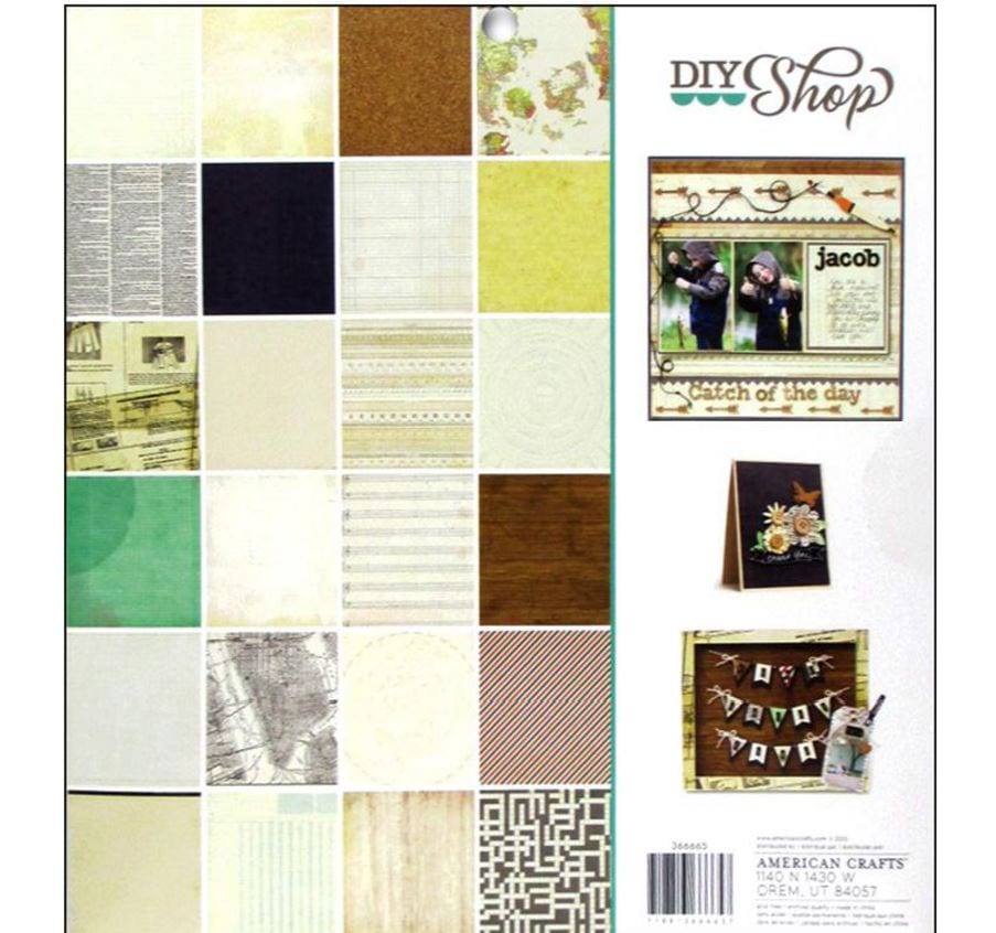 American Crafts Paper Pad DIY Shop 12