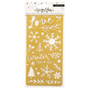 American Crafts Snowflake Copper Metal Stencil