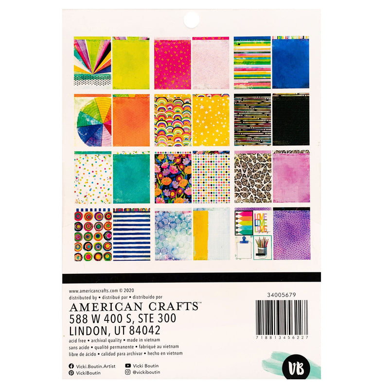 American Crafts Vicki Boutin Color Study 6" x 8"