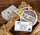 MoCard American Retail Tags Sticker Flakes in a Box