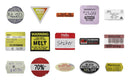 MoCard American Retail Tags Sticker Flakes in a Box