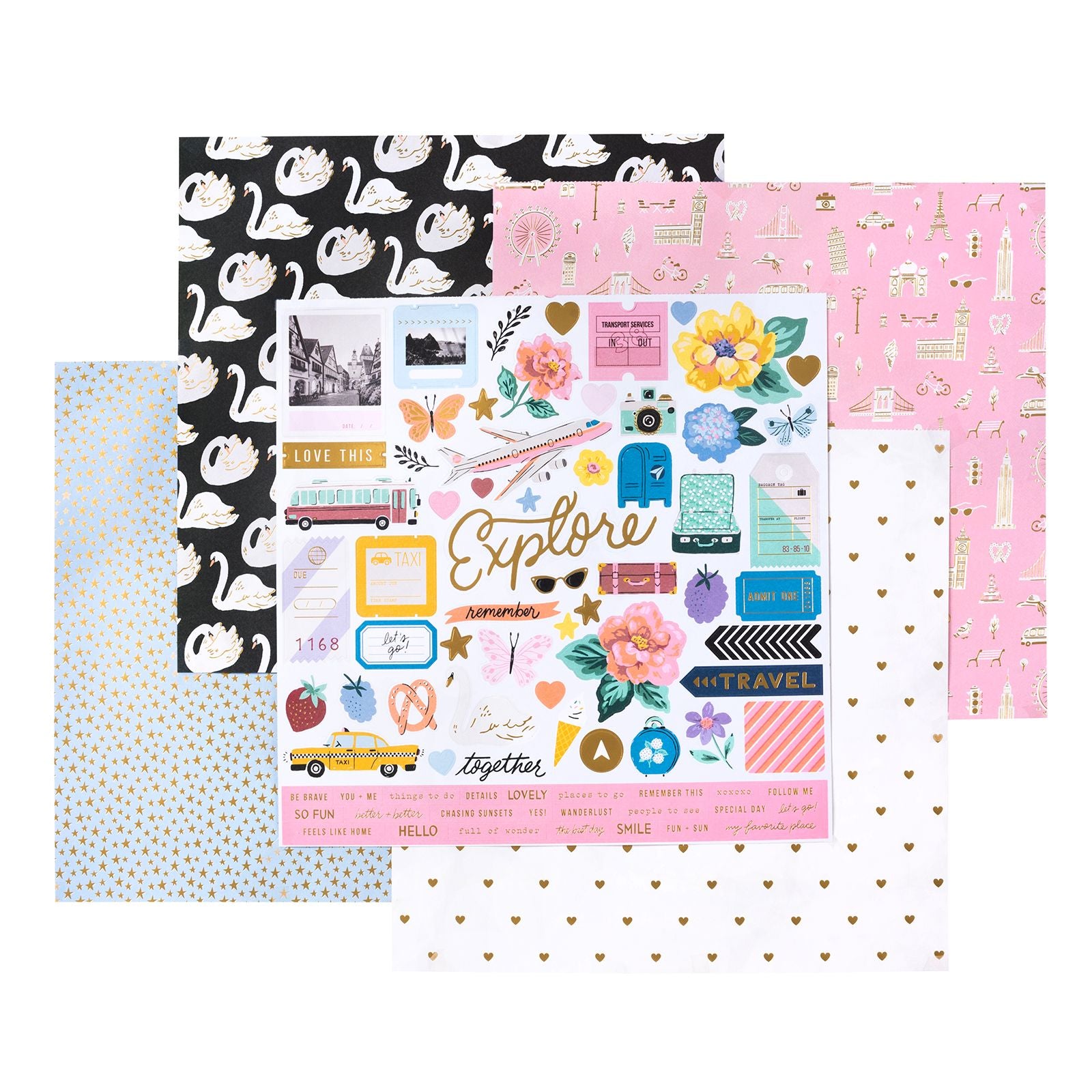 American Crafts Round Trip Project Pad by Maggie Holmes 12x12