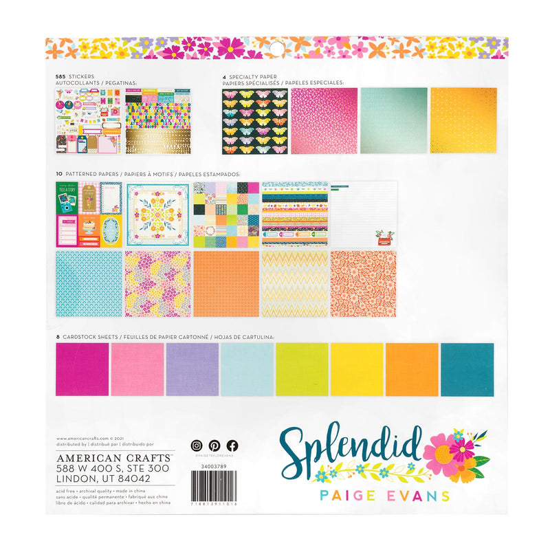 American Crafts Splendid Project Pad by Paige Evans 12x12
