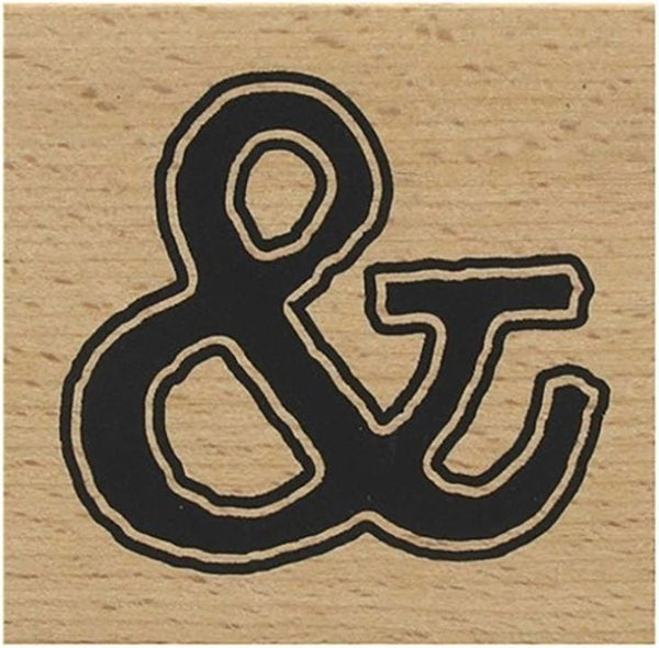 American Crafts Ampersand & Bold Rubber Stamp