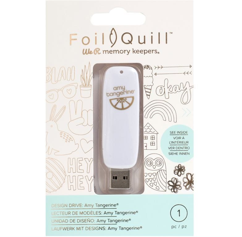 We R Memory Keepers Amy Tangerine Foil Quill USB Artwork