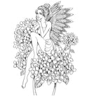 Prima Marketing Angelica Prima Princesses Cling Stamp 5" x 7"