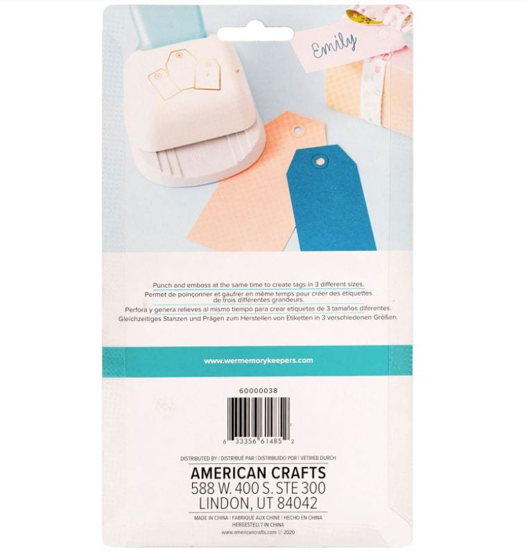 We R Memory Keepers 3-in-1 Angled Tag Punch