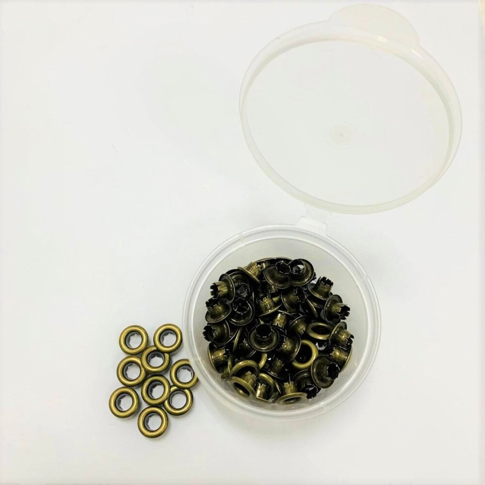4.5mm Colored Eyelets 80pcs Fits Crop-a-dile and 5mm Eyelet Setter