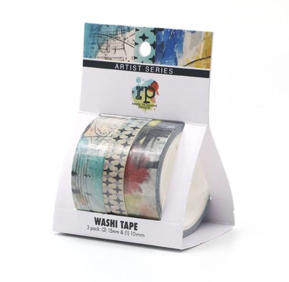 Ronda Palazzari Art Journaling Washi Tape Set B - 3 Rolls