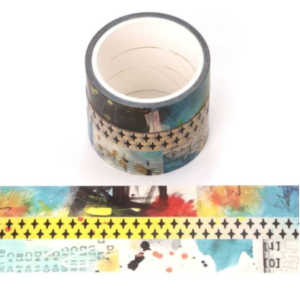 Ronda Palazzari Art Journaling Washi Tape Set B - 3 Rolls