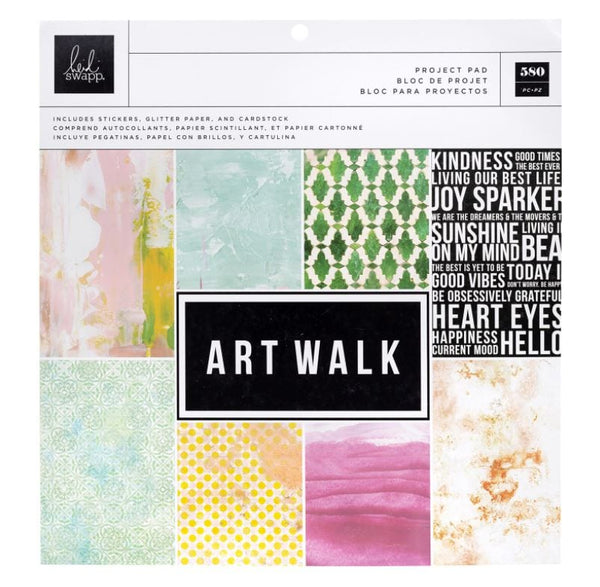 Art Walk Project Pad by Heidi Swapp 12" x 12" 580pcs