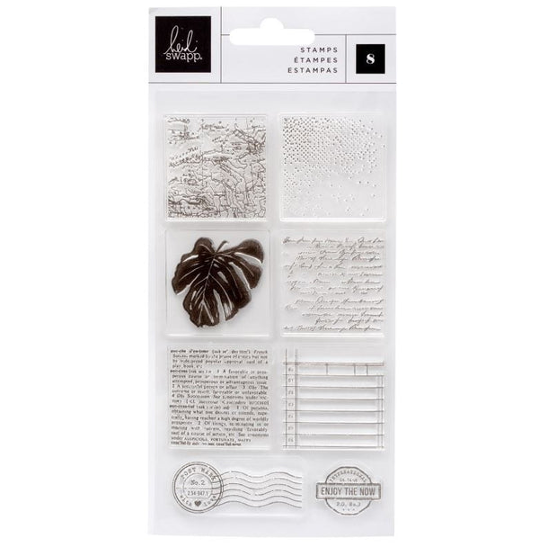 American Crafts Art Walk Heidi Swapp Acrylic Clear Stamps